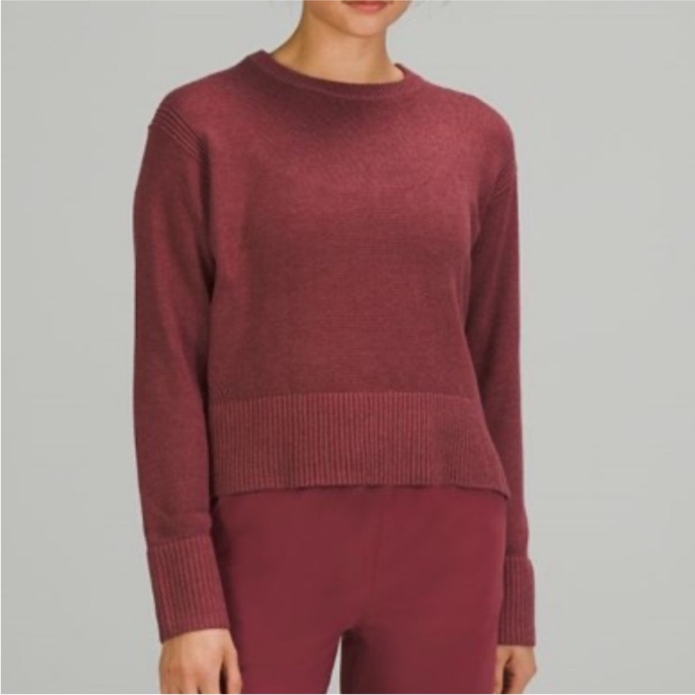 Lululemon Cashlu Boxy Crewneck Sweater